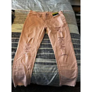A.n.a. A New Approach Pink Denim Mid-Rise Skinny Ankle Jeans Pants size 6 thumbnail 3