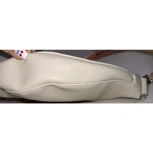 Anthropologie Urban Originals Boho White Luna Crossbody Slouchy Crescent Bag thumbnail 6