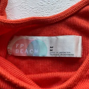 FP Beach Free People Red Tie Strap Swing Tunic Tank Top Medium thumbnail 4