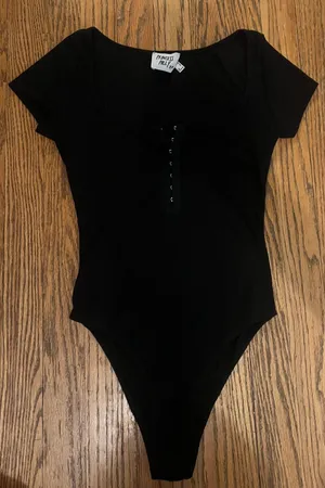 Princess Polly Black Bodysuit thumbnail 1