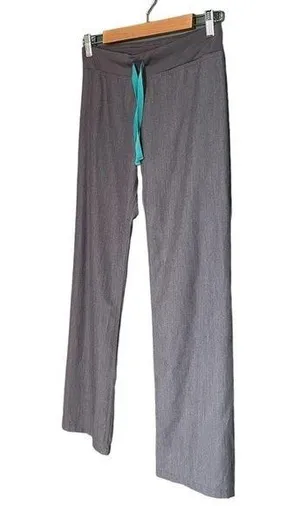 Figs Livingston Basic Scrub Pants Yoga Waistband Straight Leg Gray Size XXS 2XS thumbnail 5
