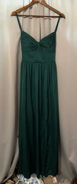 Azazie Bridesmaid Dress Emerald thumbnail 1