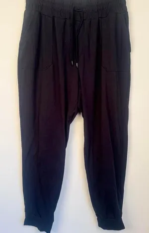 Mondetta Black Joggers with Drawstring Waist Size XL thumbnail 1