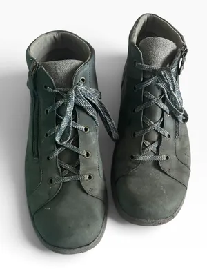 Aravon Rev Stridarc Waterproof Gray Leather Lace-Up Side-Zip Boots thumbnail 2