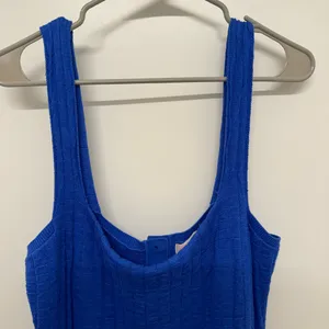 Free People Beach Blue Short And Sweet Mini Dress thumbnail 5