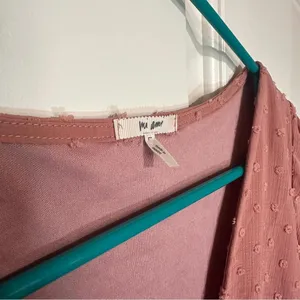 Mi Ami Sold at Francesca’s Audrey Clip Dot Wrap Dress‎ Pink Size: Large thumbnail 3