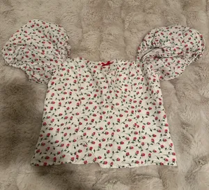 Reformation Puff Sleeve Floral Top thumbnail 1
