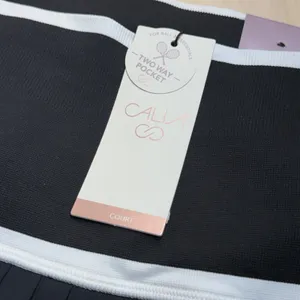 CALIA Court Collection XXL High-Rise Ribbed Mini Pleated Tennis‎ Skort Black NEW thumbnail 8