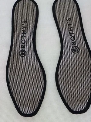 Rothy’s The Flat Women’s 8 Black Knit Ballet Flats Electric Blue Trim Washable thumbnail 9
