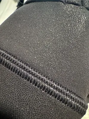 Black Shimmery lululemon flow-y sports bra size 6 thumbnail 4