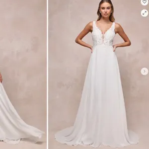 LULUS Bridal Wedding Elegant Sophisticated Floral Sexy Mermaid Gown thumbnail 3