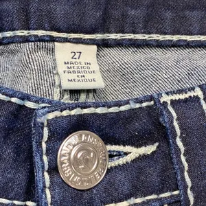 True Religion Jeans Slim Straight Dark Wash Denim Women's Size‎ 27 thumbnail 7