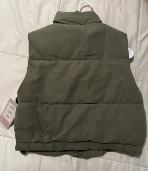 Ci Sono Puffer Jacket Orolay Sherpa Olive S thumbnail 2
