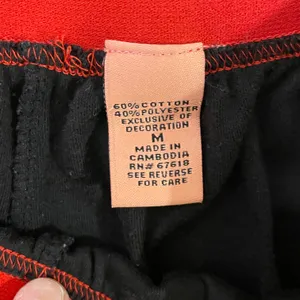Vintage Sanrio Lounge Pants Black Red White Size Medium thumbnail 8