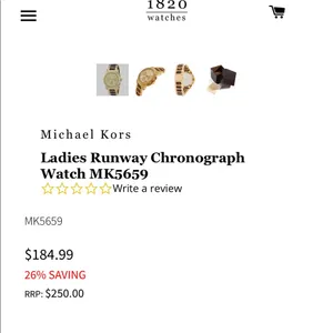 ⚡️Michael Kors Runway Chronograph Watch thumbnail 5