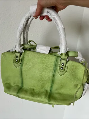 Free People We The Free Leather Baby Emerson Bag in Matcha Green NWT thumbnail 6