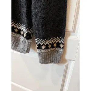 Artesania 1983 Alpaca Fair Isle Sweater XL Nordic Scandi Hand Knit Peru thumbnail 4