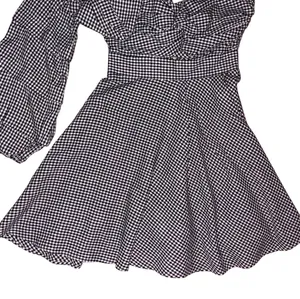 Boohoo Ruffle One-Shoulder Gingham Dress thumbnail 5