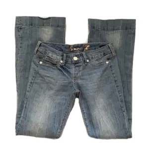 Seven7 Boho Flare Bell Botttom Flare Jeans 28 thumbnail 3
