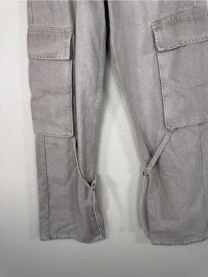 Song Light Grey Wide Leg Cargo Pants Womens 0 Casual Fall Staple Denim thumbnail 9