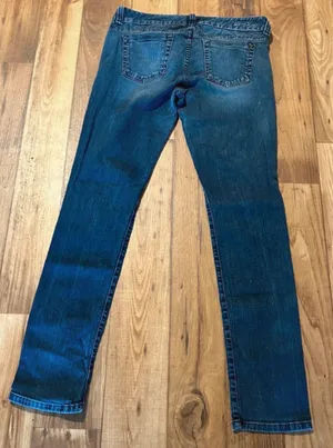 GUESS Blue Denim Jeans Skinny Slim Fit Low Rise Medium Wash 5-Pocket thumbnail 2