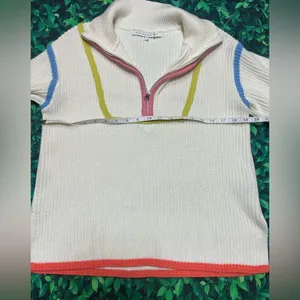 English Factory Cream and Pink Cowl Neck Sweater thumbnail 7
