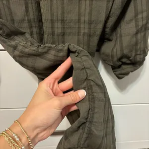 Zara Plaid Ruched Mini Dress thumbnail 6