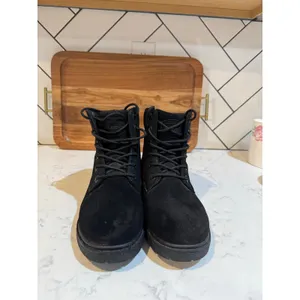 Lugz Convoy black Round Toe Boot size 9 Retro hip hop rugged street neutral thumbnail 3