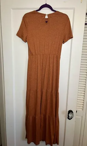SheIn Brown maxi dress thumbnail 1