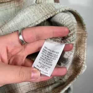 Umgee Boutique Pastel Green Brown Plaid Shacket Boxy Fit Top Jacket Layering M thumbnail 4