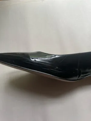 Sam Edelman Terra Slingback Block Heel Pumps Black Patent Square Toe 9.5 thumbnail 8
