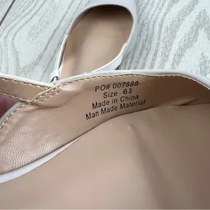Journee Collection Paislee Women's Square Toe Slingback Flats 6.5 Beige $85 thumbnail 5