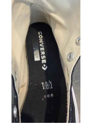 CONVERSE Run Star Hike High Top Sneakers Unisex 7 Black White Platform thumbnail 9