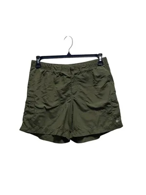 Columbia Y2K Womens Outdoor Shorts Olive Green Size S Summer Hiking Gorpcore thumbnail 2