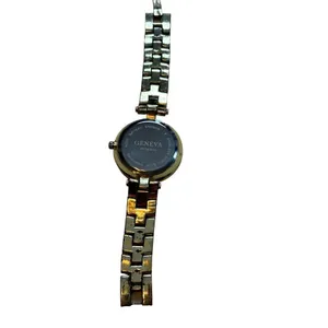 Geneva Gold-Tone Classic Ladies Watch With Crystal Accents & Adjustable Bracelet thumbnail 5