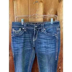 Rock revival Jeans Y2K woman size 29 thumbnail 4