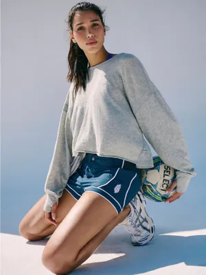 Free People My Time Layer Large Heather Grey thumbnail 2