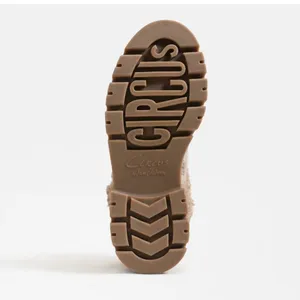NEW Circus By Sam Edelman Clare Cozy Bootie Color: Natural Multi Knit/Shearling thumbnail 7