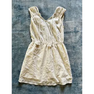 Sisstrevolution Ivory Bonnie Sleeveless Woven Mini Dress Small thumbnail 2