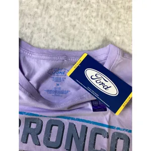 Ford Bronco Sunset‎ Graphic Tee Womens Medium Purple Retro Car T-Shirt New 16775 thumbnail 2