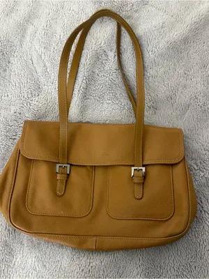 Longchamp Patch Pocket Leather Shoulder Bag thumbnail 1