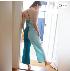 Anthropologie / AMADI | Colorblocked Jumpsuit, Size M thumbnail 3