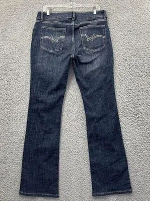 Wrangler Mae Bootcut Jeans Mid Rise Cotton Blend Western Rodeo Cowgirl 13 x 33.5 thumbnail 2