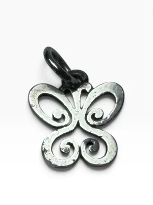 James Avery Sterling Silver Retired Spring Butterfly Charm COA thumbnail 3