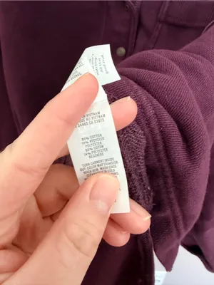 Aerie Chorewear Popover Sweatshirt Plum Medium thumbnail 5