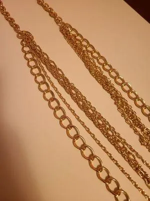 Forever 21 Gold Layered Necklace thumbnail 1