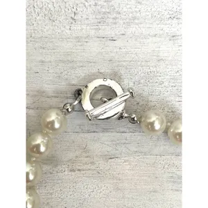 Carolee faux Pearl vintage bracelet thumbnail 5
