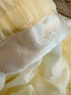 MONDAY SWIMWEAR‎ Tahiti Pants Ivory Wide Leg Drawstring Waist size V 12-14 Beach thumbnail 6