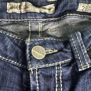 BKE Payton Dark Blue Wide Leg Jeans thumbnail 4