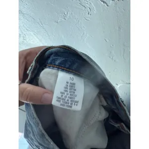 American Eagle Outfitters Vintage Y2k‎ Baggy Jeans Light Wash Bootcut Size 10 thumbnail 7